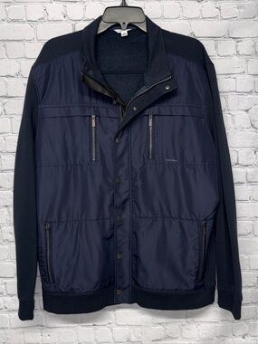 Calvin Klein Mixed Media Jacket